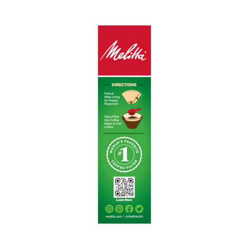 Melitta Φίλτρα καφέ Melitta 4 Cone, Μπαμπού, 80 Τεμάχια (Συσκευασία 6) 480 Σύνολο 1