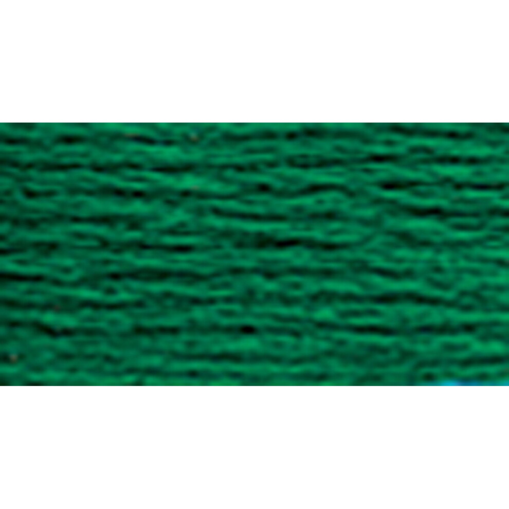 DMC 117-3818 Mouline Stranded Cotton Six Strand Embroidery Floss Thread  Dark Emerald Green  8.7-Yard