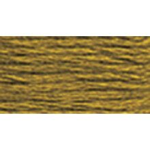 DMC 117-831 6pramenn vyvac bavlnen nit stredne zlat olivov 8,7 yardu