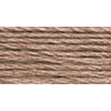 DMC 117-3861 Mouline strandet bomuld seks strenget broderitr?d let kakao 8,7-yard