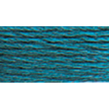 Hilo de bordar Mouline de seis hebras de algod   n DMC 117-3809, color turquesa muy oscuro, 8,7 yardas