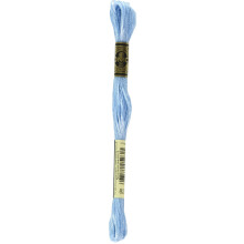 DMC 117-827 6pramenn vyvac bavlnen nit velmi svetle modr 8,7 yardu