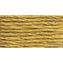 DMC 117-3045 Seks streng broderi Bomuld Flosser m?rk gul beige 8,7-yard