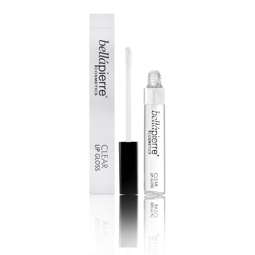 ?Pe?Ap??? Clear Bellapierre Lip Gloss | 100% Natural Formulation | Non-Toxic And Paraben Free | Long Lasting & Nourishing