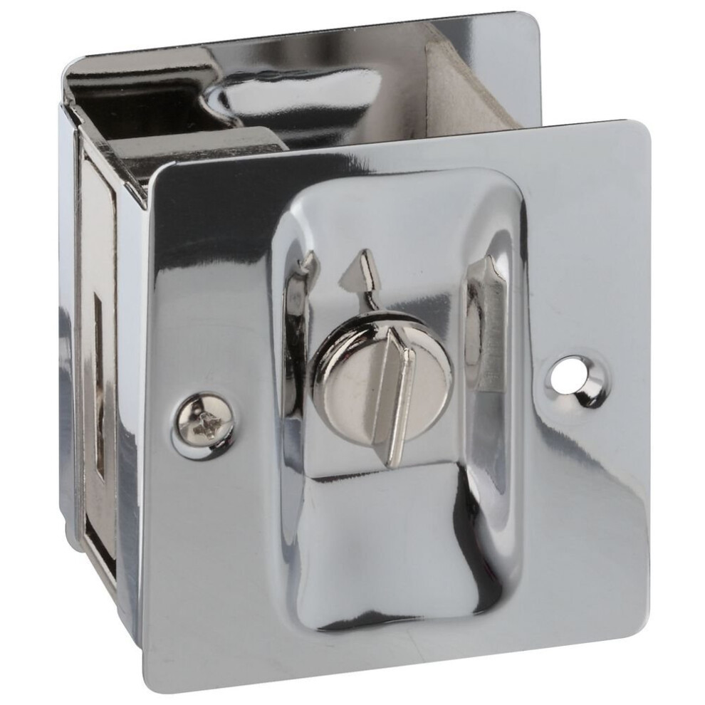 National Hardware N326-298 V1951 Pocket Door Latch In Chrome 038613326293