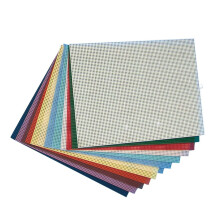 Plastik l?rredark 10-1/2 """" x 13-1/2 """"-Assorteret (pakke af 12)