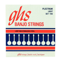 GHS Strings Banjo-Saiten (190er-Set)