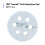3M 3M Hookit Soft Interface Pad 05771  3 in  Foam  Quick Change  Soft Pad for Autobody Sanding 2