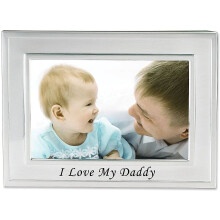 Lawrence Frames I Love My Daddy Silver Plated 6x4 Picture Frame