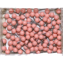 1/8 inch kaartspijkers - roze