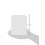 Mailers de CD/DVD de papelo branco de 5 x 5 polegadas com aba e selo, pacote com 100 3