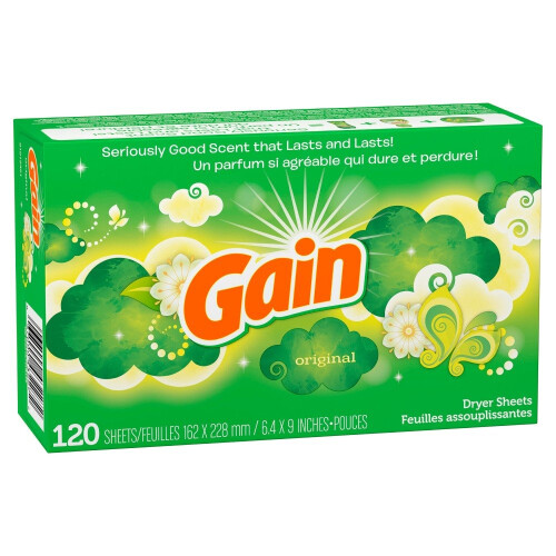 Gain Original Fogli per Asciugatrice 120 pezzi