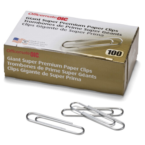 Kancel   rske sponky OfficeMate Super Premium Jumbo 1