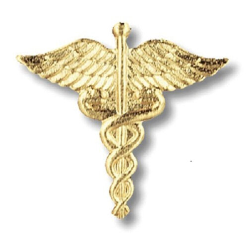 Prestige Medical Abzeichen-Pin, Caduceus