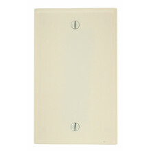 Leviton 78014 Placa de Parede Branca 1-Gang, Tamanho Padrão, Montagem em Caixa, Amêndoa Clara