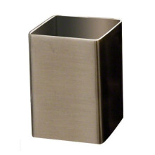 American Metalcraft SSPT5 vierkante suikerklontjeshouder van roestvrij staal, 2"""""" vierkant. Satijnen afwerking, zilver