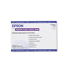 Epson S041290 Premium Photo Paper  68 lbs  High-Gloss  11 x 17  20 Sheets/Pack