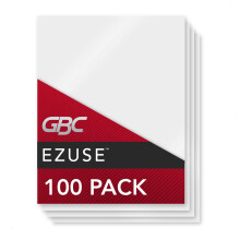 GBC Laminating Sheets  Thermal Laminating Pouches  Menu Size  5 Mil  EZUse  100 Pack (3740474CF)