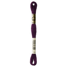 DMC tr?d 6-strengs broderi bomuld 8,7 yards meget m?rk drue m?rkere end 3834 117-154 (12-pak)
