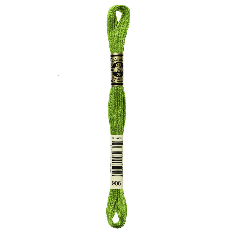 DMC Floss  Medium Parrot Green