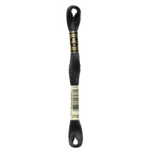 Dmc 6-strengs broderi bomuld 8,7 yd-meget m?rk tingr?