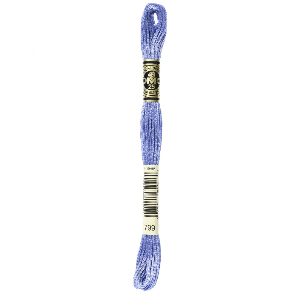 Dmc 6-Strand Embroidery Cotton 8.7yd-Medium Delft Blue