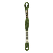 DMC tr?d 6-strengs broderi bomuld 8,7 Yards Medium Avocado Green 117-937 (12-Pack)