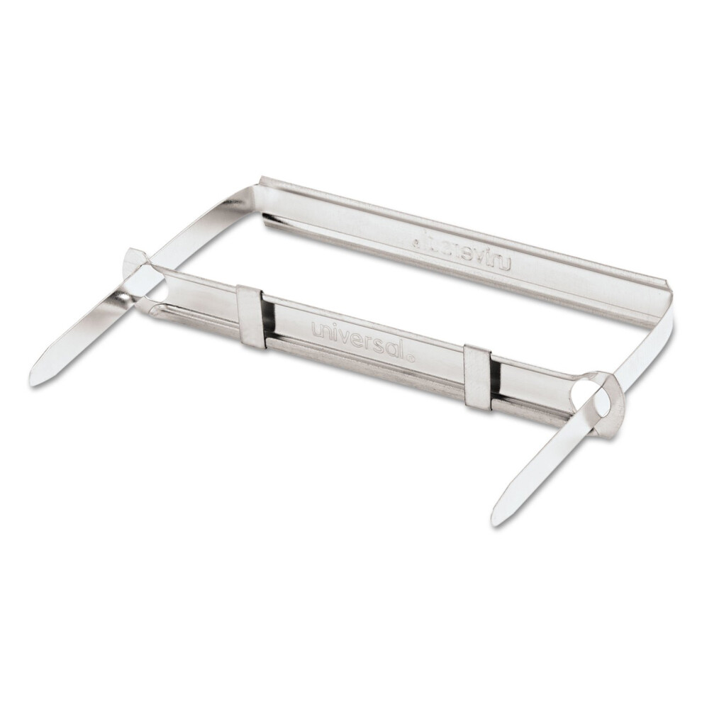 Universal Two-Piece Steel File Folder  50 Fasteners per Box  11 x 9 x 2.5 in