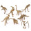 U.S. Toy 2400 Skeleton Dinos 6"""" 1