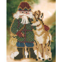 S prava na kr ikov vy vanie s kor lkami Beartooth Santa MH20-8303 Mill Hill 2008 Skalist hory Santa Claus
