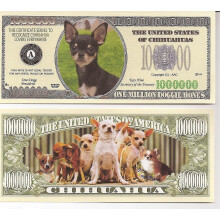 Chihuahua $Million Dollar$ Nyhedsregning samleobjekt