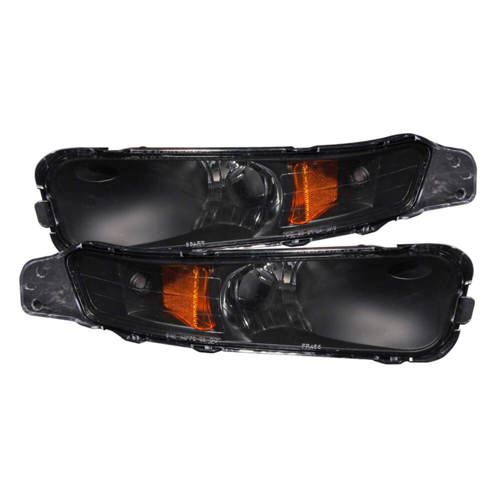 Anzo Usa 511002 Ford Mustang Bumper Assembly With Reflector - (Sold In Pairs) Light/Black/Amber 810169016565