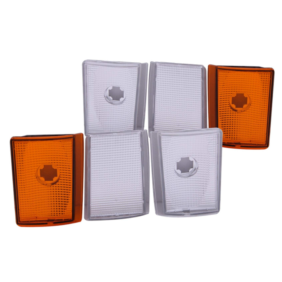 Anzo Usa 521031 Chevrolet Clear 6 Pieces With Reflectors Cornering Assembly - (Sold In Pairs) Amber/Light 810169020043