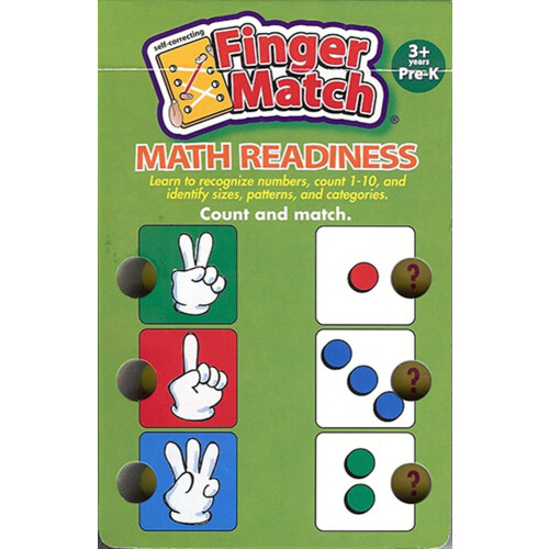 Finger Match Math Readiness - Βιβλίο Αριθμών και Μετρήσεων Προσχολικής Ηλικίας