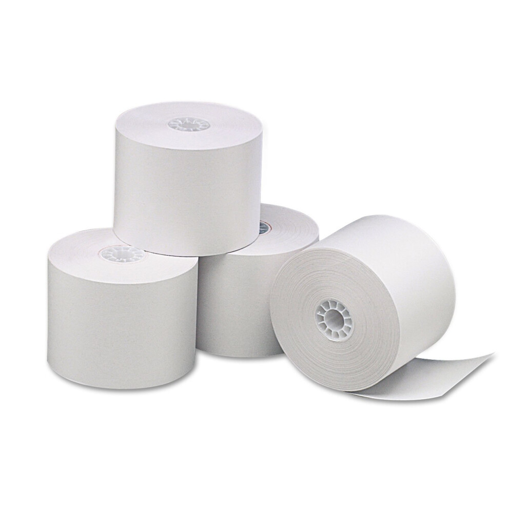 Universal Direct Thermal Printing Paper Rolls  2.25"""" X 85 Ft  White  3/pack