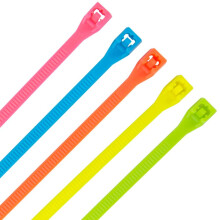 Fluoreszierende Kabelbinder Nylon 8 Zoll 100 Stck.