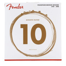 Fender Fosfor Bronze Acoustic Guitar Strings Ball End 60xl .010-.048