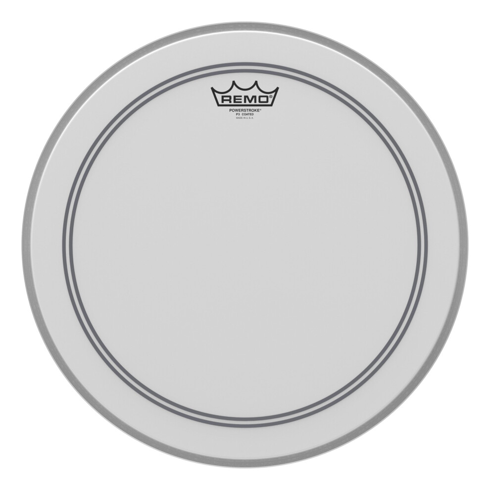 Remo Powerstroke P3 Coated Bass Drumhead  16