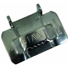 Band-IT G44099 201 O?el inoxidabil Gigantul Ear-Lokt Buckle 3/4 """" La?imea 25 pe cutie