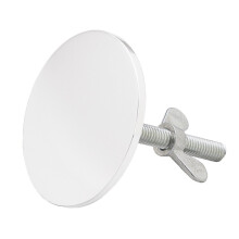 Westbrass 2-Inch Kitchen Sink Hole Cover - Powder Coat White (D202-50)