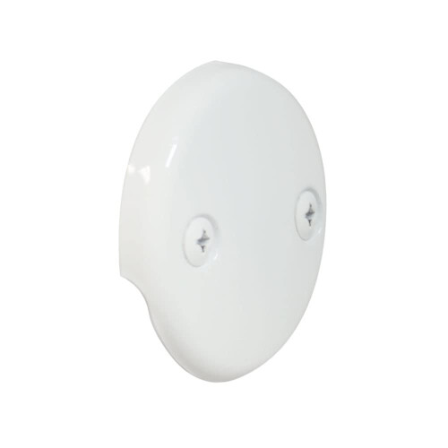 Westbrass D329-50 Δύο Οπών Βαλβίδα Υπερχείλισης με Βίδες, Λευκή Επαγωγή 2