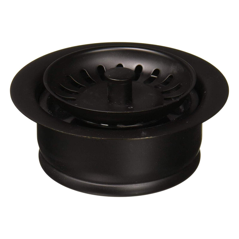 Westbrass D2089sev-12 3-1/2"""" Kitchen Sink Waste Disposal Drain Flange And Basket Strainer Oil Rubbed Bronze 747028800631
