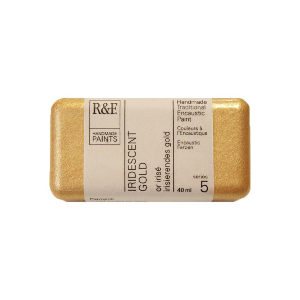 R&F Artist Encaustic Farbe Irisierendes Gold 40 Ml-image