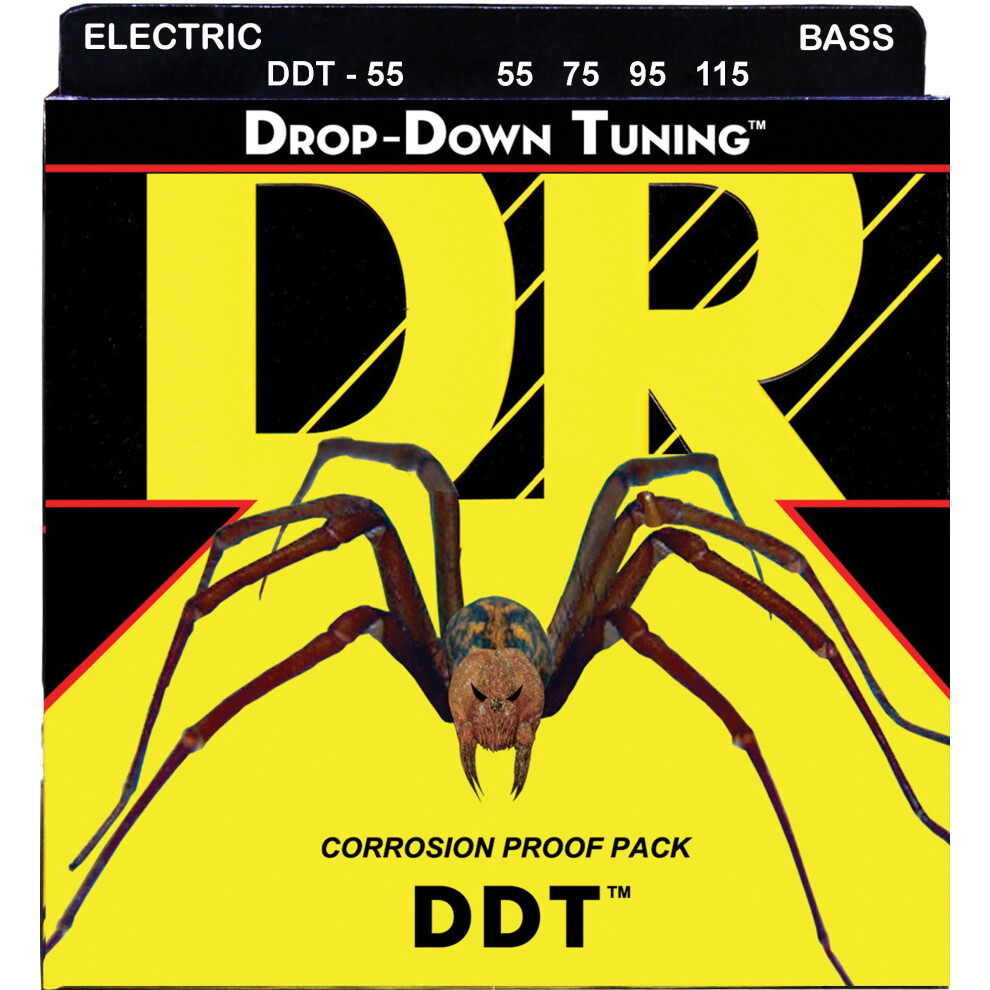 DR Strings DDT Bass Guitar Strings (DDT-55)