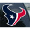 Houston Texans sticker 8x8 gestanst kleur 2