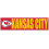 Kansas City Chiefs Sticker Bumper 1