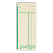 TOPS Urenkaarten, Wekelijks, 1-Zijdig, 3-3/8" x 8-1/4", Manila, Groene Bedrukking, 500-Stuks (1262)