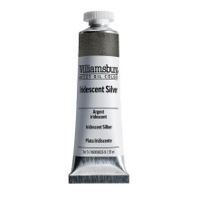 Williamsburg Artist Oil Colors by GOLDEN  Iridescent Silver  37 ml tube  Professional Oil Paint  Semi-Opaque