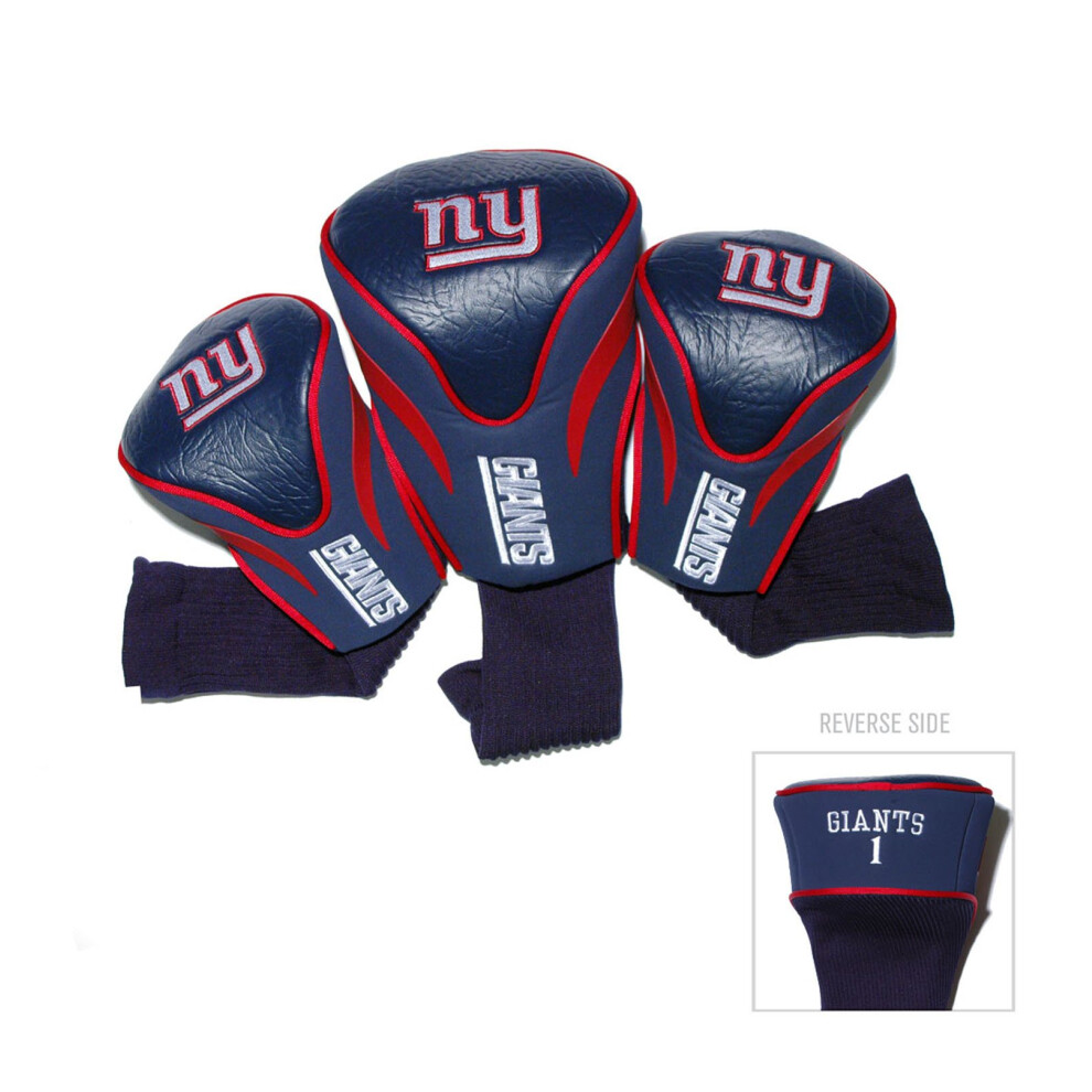 Photos - Golf Team NFL New York Giants Contour Club Headcovers Numbered 1 3 & X Fits Oversized Drivers Utility Rescue(3 Count)