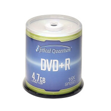 Disco registrabile ottico Quantum DVD+R 4,7 GB 16x - 100 Spindle (FFP) OQDPR16LT-BX